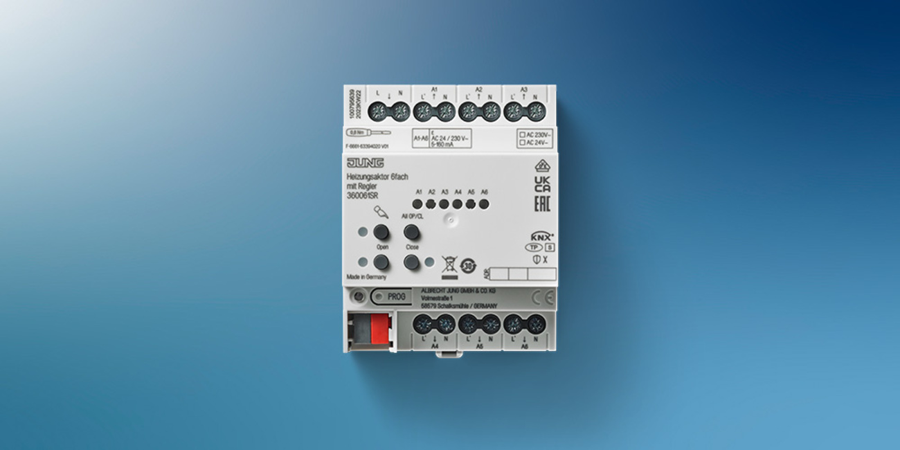 KNX Heizungsaktor 6-fach bei Christ Gebäudetechnik GmbH & Co. KG in Kirtorf