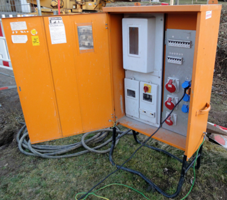 Baustromkasten bei Christ Gebäudetechnik GmbH & Co. KG in Kirtorf
