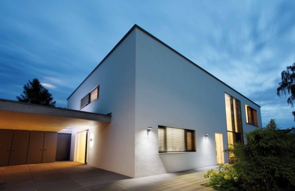 Aussenbeleuchtung bei Christ Gebäudetechnik GmbH & Co. KG in Kirtorf