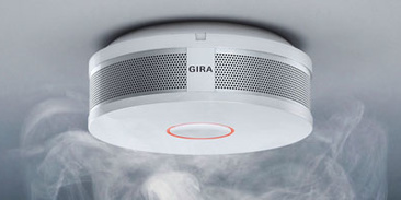 Gira Rauchwarnmelder bei Christ Gebäudetechnik GmbH & Co. KG in Kirtorf